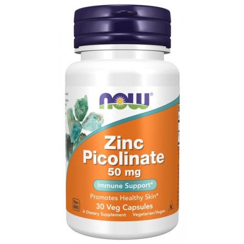 NOW Foods Zinc Picolinate - 50mg  - 30 vcaps