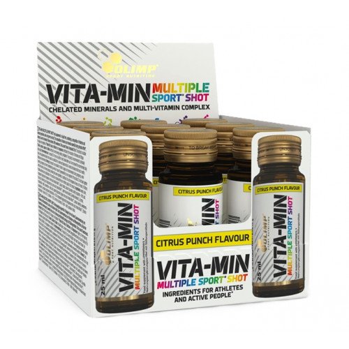 Olimp Nutrition Vita-Min Multiple Sport Shot - Citrus Punch  - 9 x 25 ml.