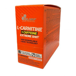 Olimp Nutrition L-Carnitine + Caffeine Extreme Shot - Orange  - 10 x 25 ml.