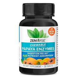 Zenwise Chewable Papaya Enzymes  - 30 tablets