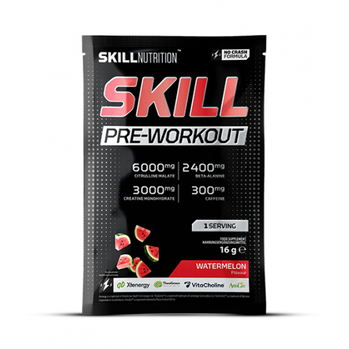 Skill Nutrition Skill Pre-Workout, Watermelon  - 16 grams (1 serving)