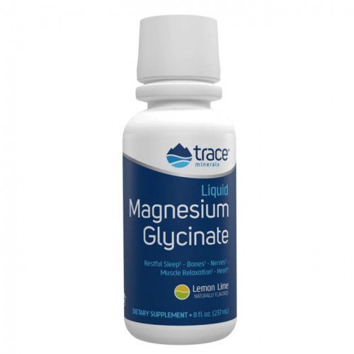 Trace Minerals Liquid Magnesium Glycinate, Lemon Lime  - 237 ml.