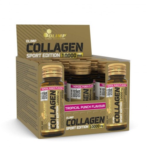 Olimp Nutrition Collagen Sport Edition, Tropical Punch  - 9 x 25 ml.