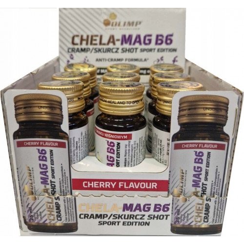 Olimp Nutrition Chela Mag B6, Cherry  - 9 x 25 ml.