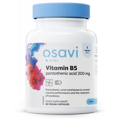 Osavi Vitamin B5 Pantothenic Acid - 200mg  - 90 vegan caps