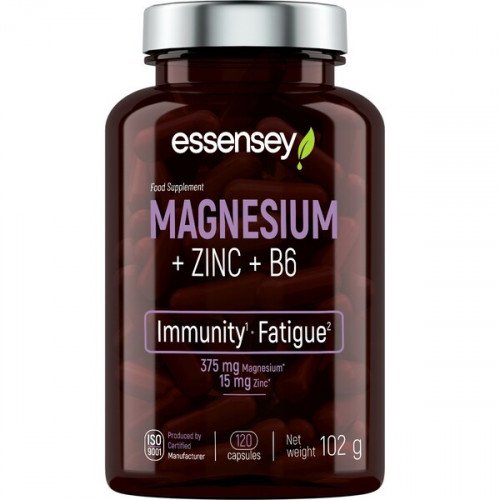 Essensey Magnesium + Zinc + B6  - 120 caps