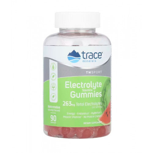 Trace Minerals Electrolyte Stamina Gummies, Watermelon  - 90 gummies