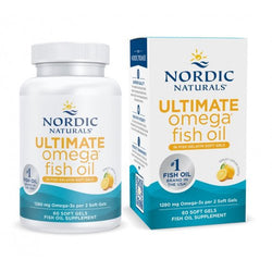 Nordic Naturals Ultimate Omega in Fish Gelatin - 1280mg Lemon (EAN 768990891250)  - 60 softgels