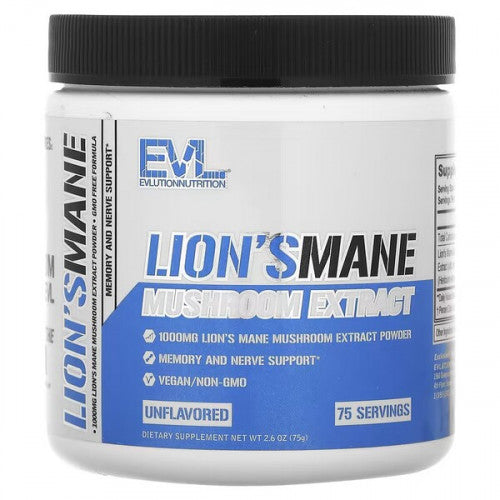 EVLution Nutrition Lion's Mane - Powder  - 75 grams