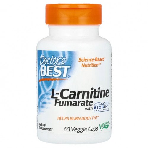 Doctor's Best L-Carnitine Fumarate with Biosint Carnitines - L-Carnitine Fumarate with Biosint Carnitines  - 60 vcaps