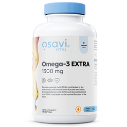 Osavi Omega-3 Extra Molecularly Distilled - 1300mg (Lemon)  - 180 softgels