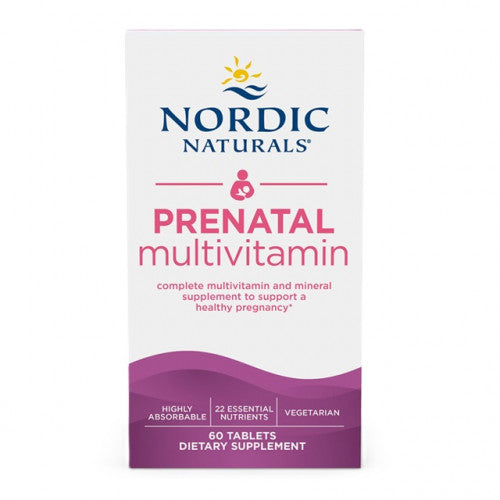 Nordic Naturals Prenatal Multivitamin  - 60 tablets