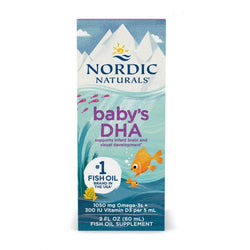 Nordic Naturals Baby's DHA Fish Oil, 1050mg Omega-3 with Vitamin D3  - 60 ml.