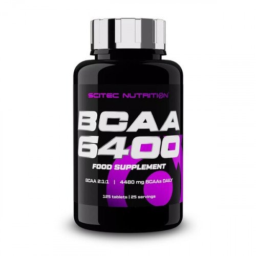 SciTec BCAA 6400  - 125 tablets