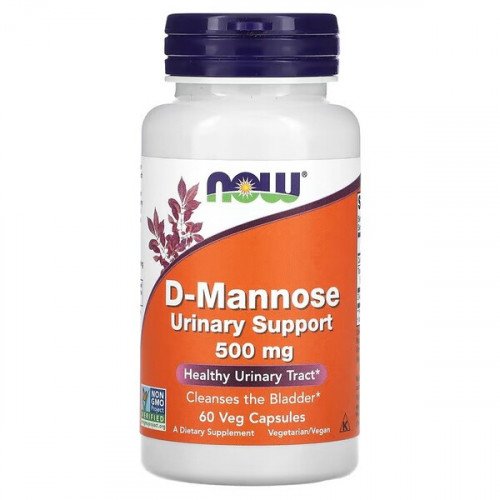 NOW Foods D-Mannose - 500mg  - 60 vcaps