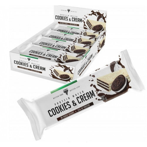 Trec Nutrition Protein Wafer, Cookies & Cream  - 12 x 40g