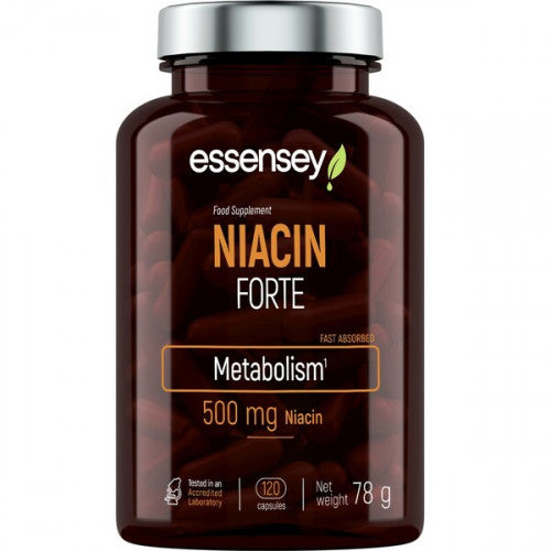 Essensey Niacin Forte, 500mg  - 120 caps