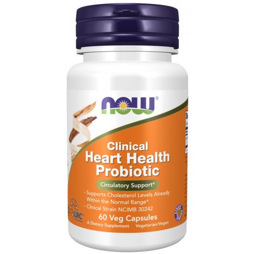 NOW Foods Clinical Heart Health Probiotic  - 60 vcaps