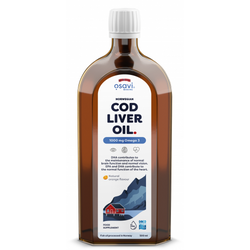 Osavi Norwegian Cod Liver Oil - 1000mg Omega 3 (Orange)  - 500 ml.