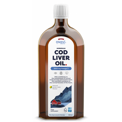 Osavi Norwegian Cod Liver Oil - 1000mg Omega 3 (Lemon-Mint)  - 500 ml.