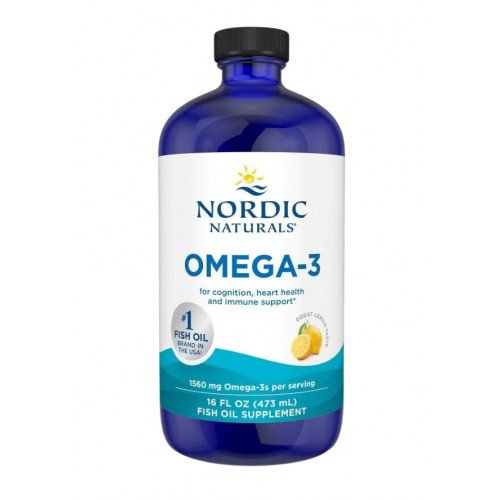 Nordic Naturals Omega-3 - 1560mg Lemon  - 473 ml.