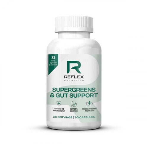 Reflex Nutrition Supergreens & Gut Support  - 90 caps