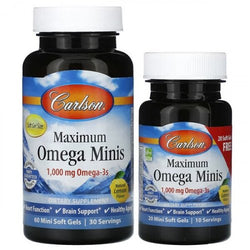 Carlson Labs Maximum Omega Minis  - 60 + 20 softgels