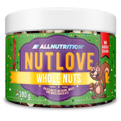 Allnutrition Nutlove Whole Nuts - Milk and White Chocolate  - 300 grams