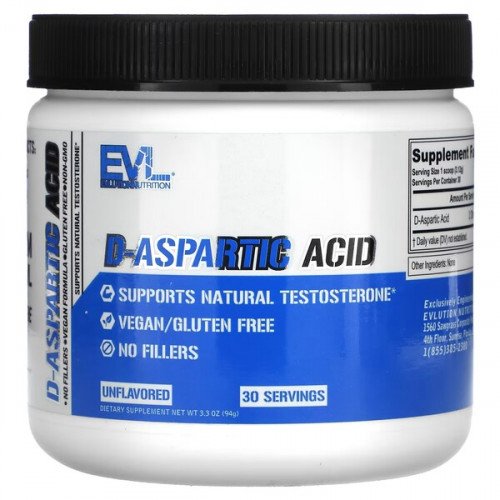 EVLution Nutrition D-Aspartic Acid  - 94 grams