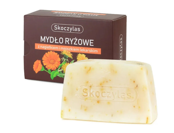 Skoczylas Rice soap with calendula and dandelion - 100 g