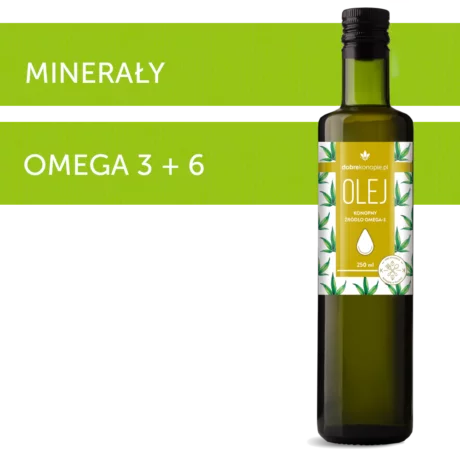 Olej Konopny Omega 3+6 250 ml