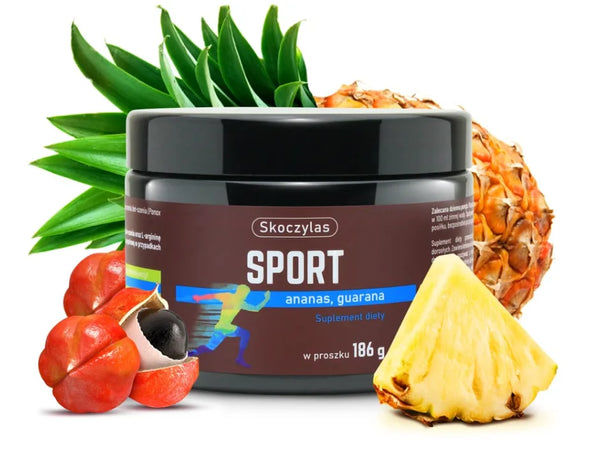 Skoczylas Sport pineapple, guarana, 186 g