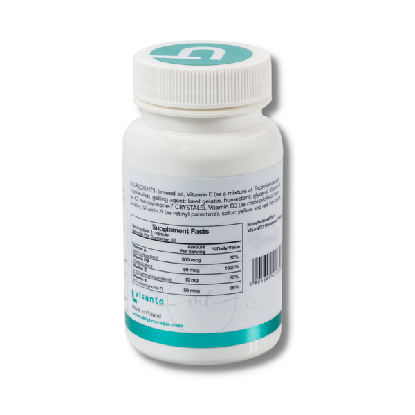 VISANTO  ADEK PLUS - J. ZIEBA - 60 capsules - Vitamins A + D3 + E + K2 MK-7
