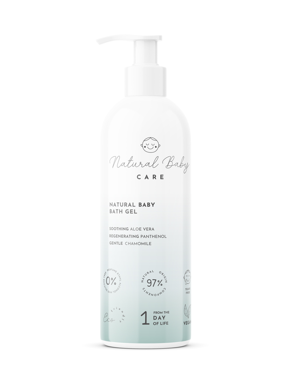 NATURAL BABY BATH GEL, from the 1st day of life