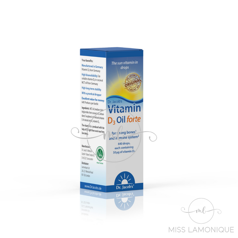 Dr. Jacob's Vitamin D3 oil forte 20 ml