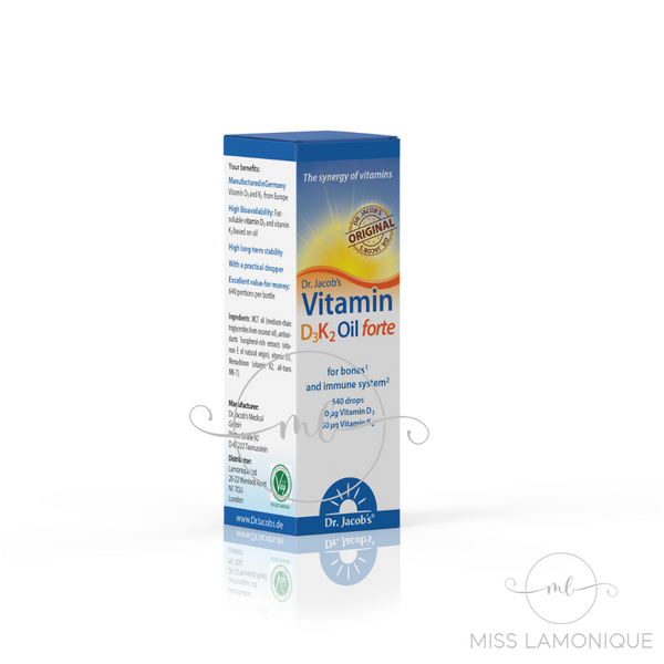 Dr. Jacob's Vitamin D3K2 Oil forte 20 ml