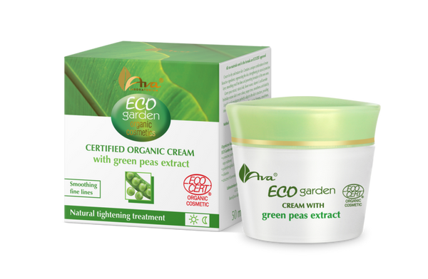 ECO GARDEN Certified Organic Cream with Green Peas extract 50+  50 ml