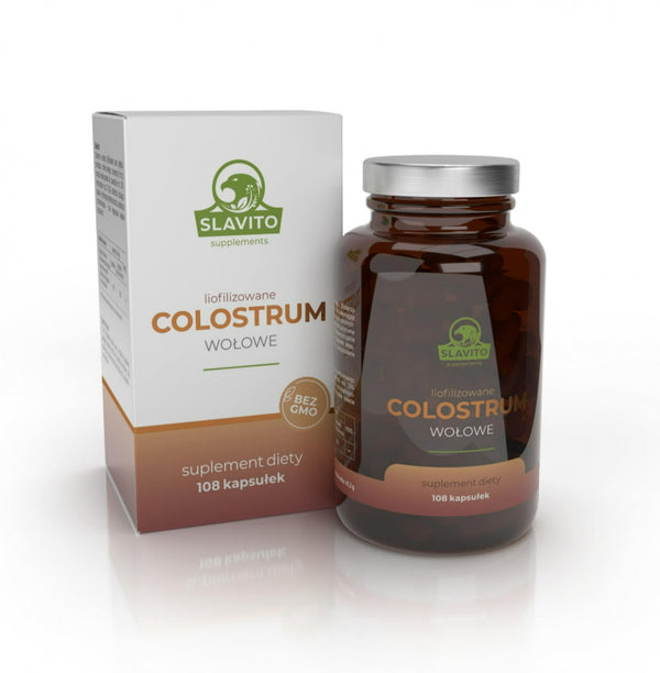 SLAVITO Freeze-dried beef colostrum, in capsules - recommended by Dr H. Czerniak