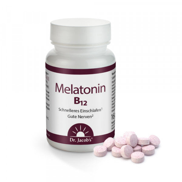 Dr. Jacob's Melatonina B12, 60 tabletek