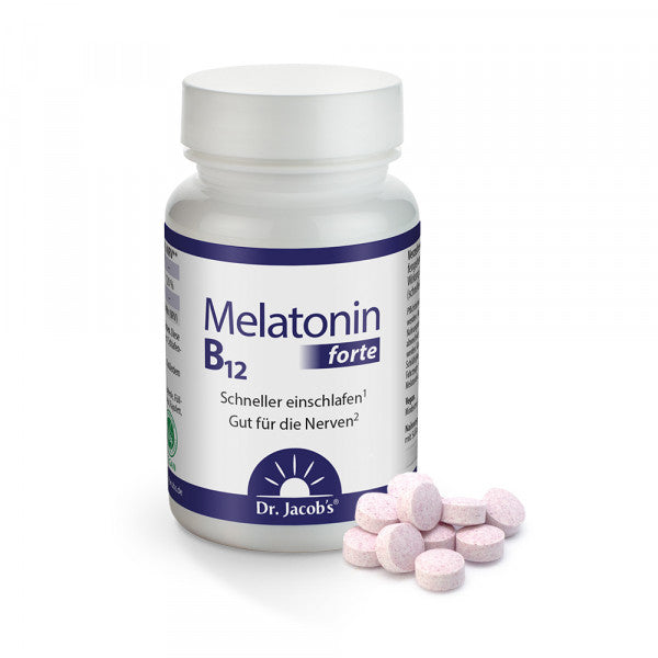 Dr Jacob's Melatonina B12 forte, 90 tabletek 25 g