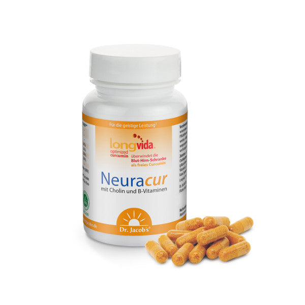 Dr. Jacob's Neuracur 60 capsules, optimized curcumin
