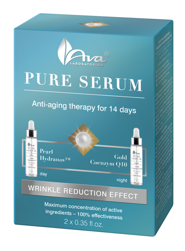 PURE Face SERUM Anti-wrinkle therapy – Wrinkle reduction effect 2 x 10 ml / 2 x 0.35 fl. oz.