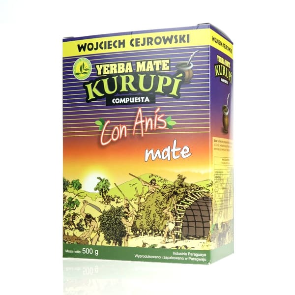 Sklep Kolonialny WC Yerba Mate Kurupi Con Anis 500 g